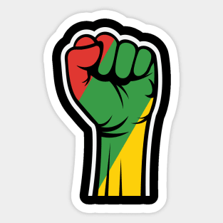 Black Power Fist, African Flag, Black History Month, Black Lives Matter, African American History Sticker